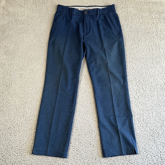 Under Armour Pants Mens‎ 32x32 Blue Golf Performance Chino Stretch Activewear - Picture 1 of 11